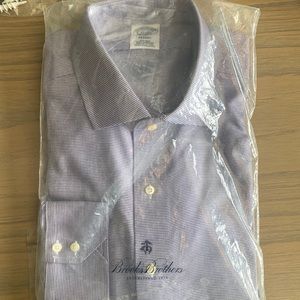 Brooks Brothers Purple New and Unopened Regent Polo. 17-35 Length.